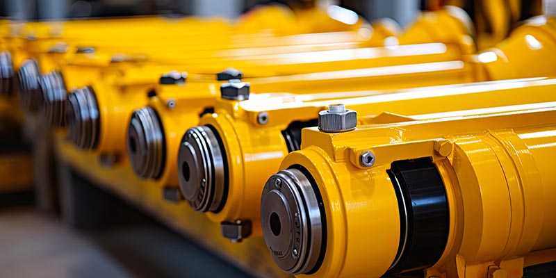 yellow high force cylinder